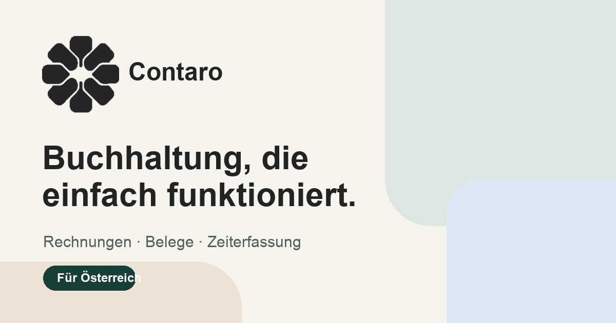 Rechnungssoftware für Selbstständige | Contaro